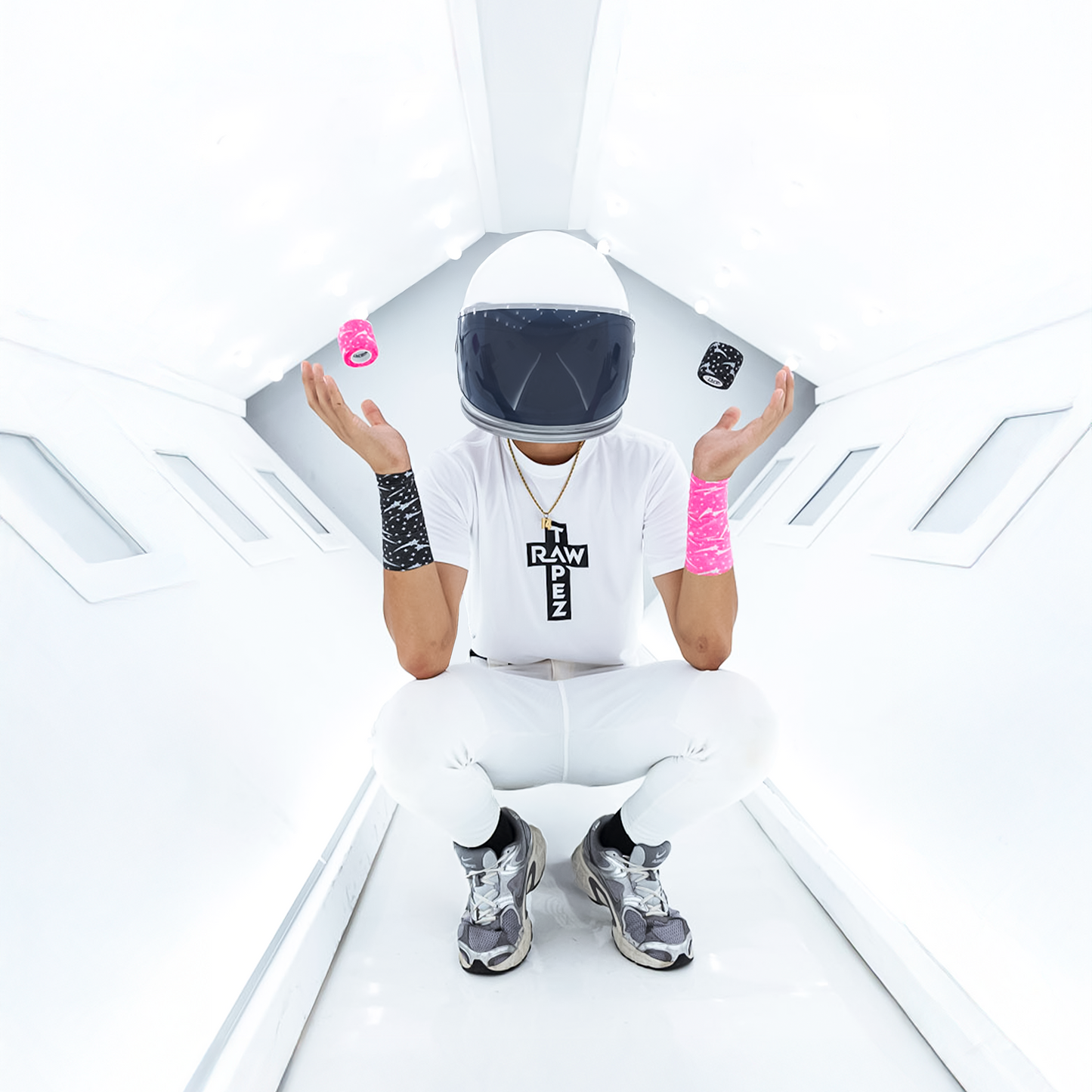 Black Galaxy Athletic Star Tape