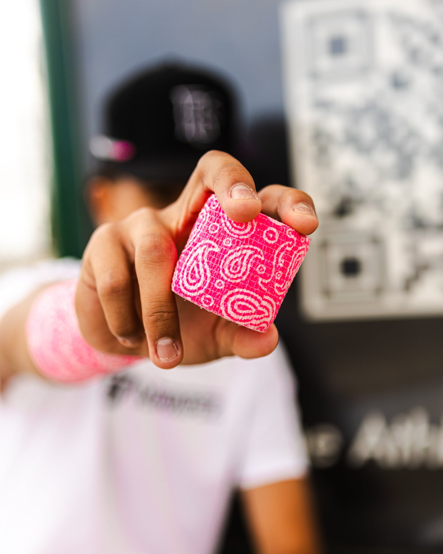 Pink Paisley Print Athletic Tape