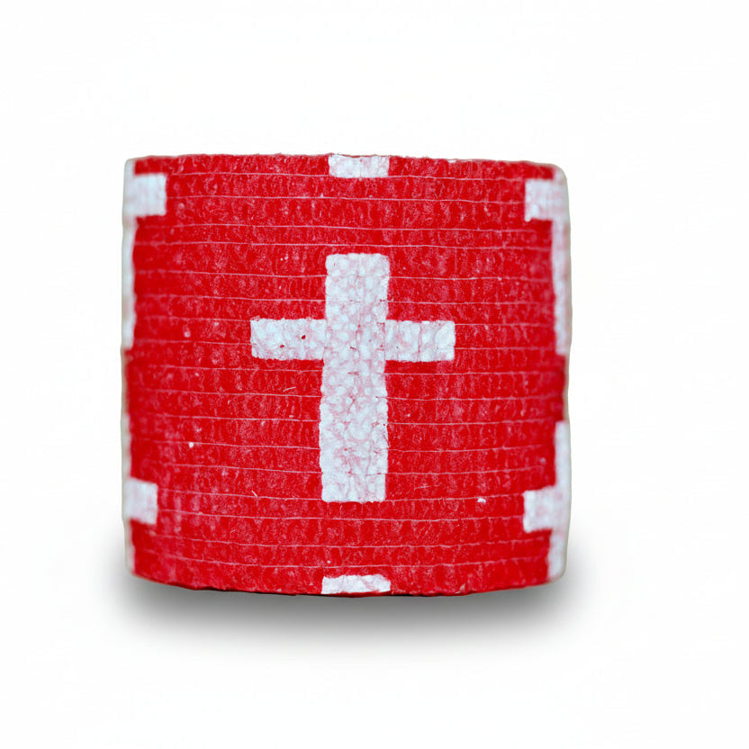 Red: Cross Athletic Tape