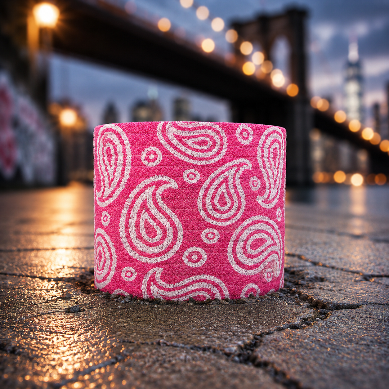 Pink Paisley Print Athletic Tape
