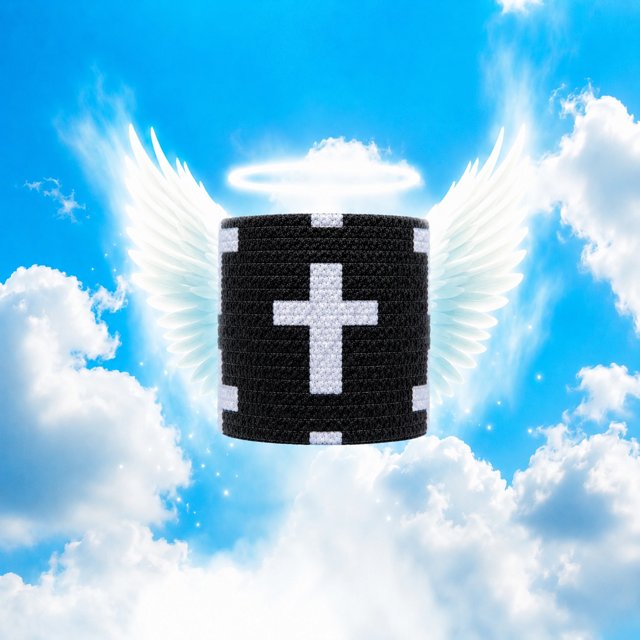Black Cross Athletic Tape