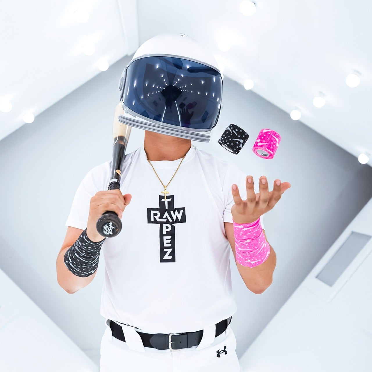 Pink Galaxy Star Athletic Tape