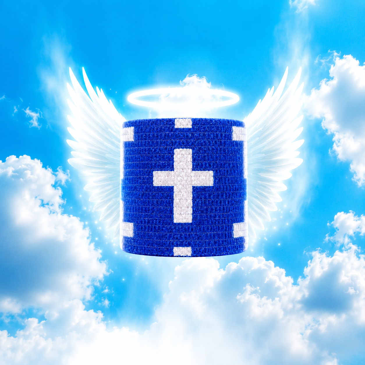 Blue: Cross Athletic Tape