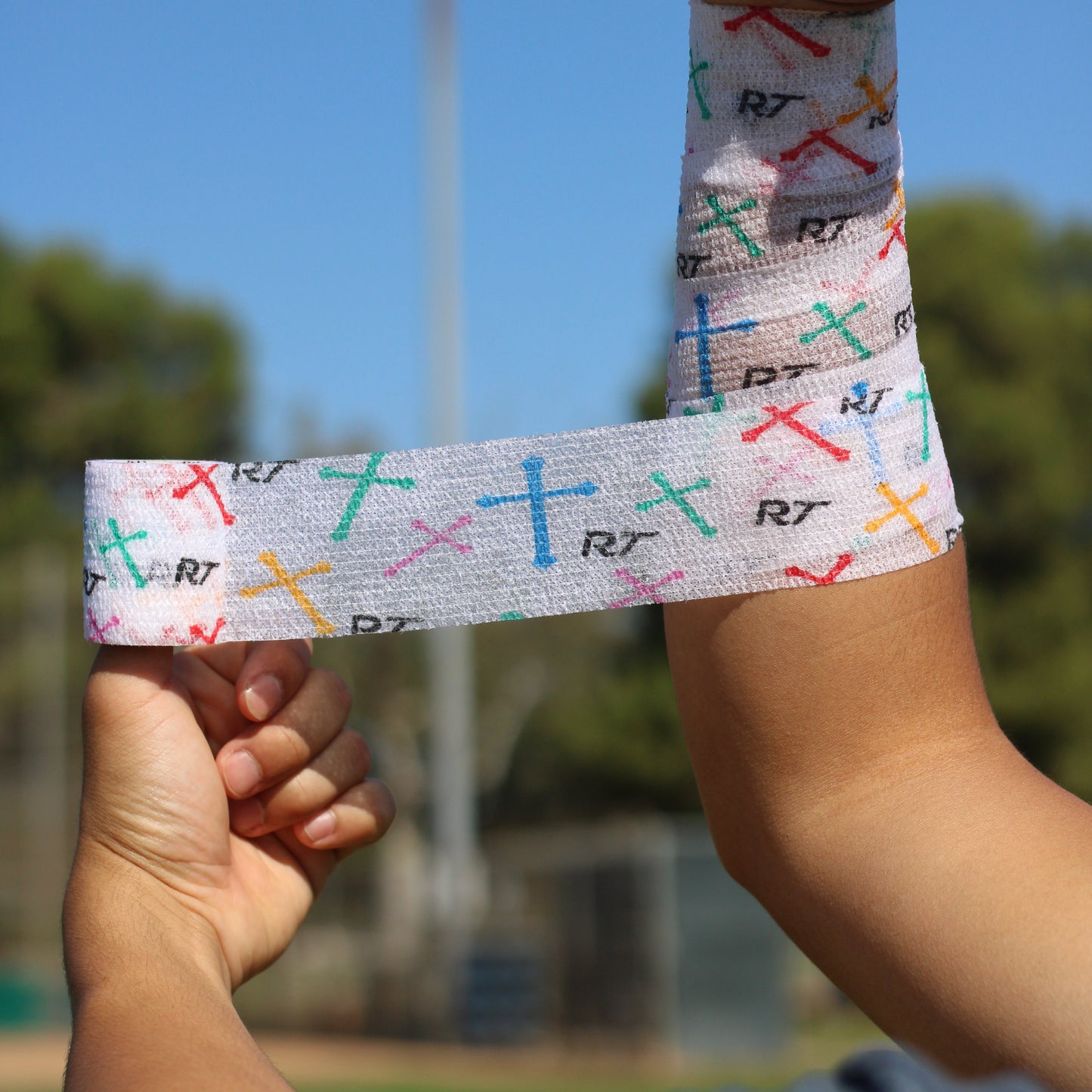 Chrome Cross Athletic Tape