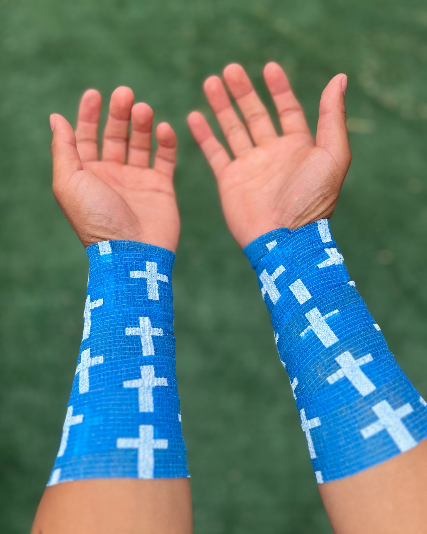 Blue: Cross Athletic Tape