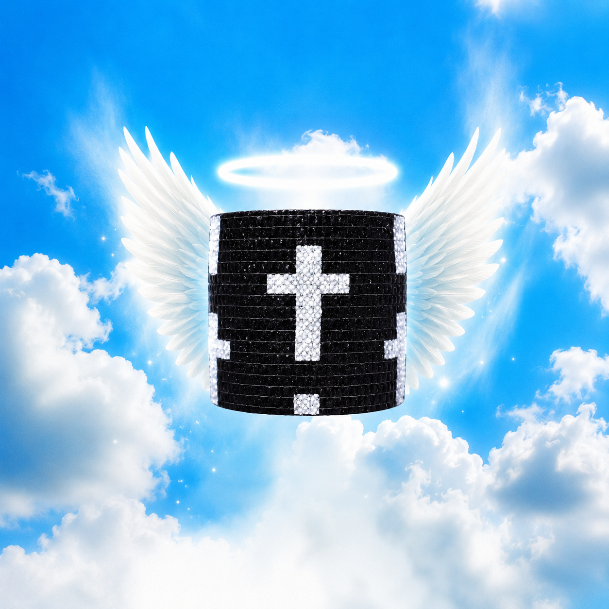 Black Cross Athletic Tape