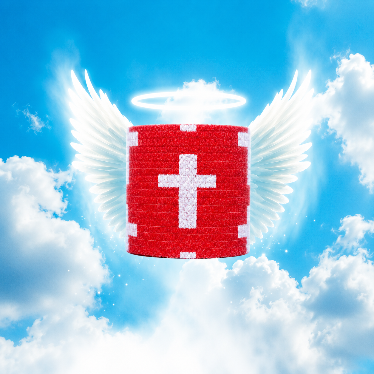 Red: Cross Athletic Tape