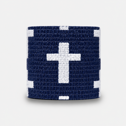 Navy Blue Cross Athletic Tape