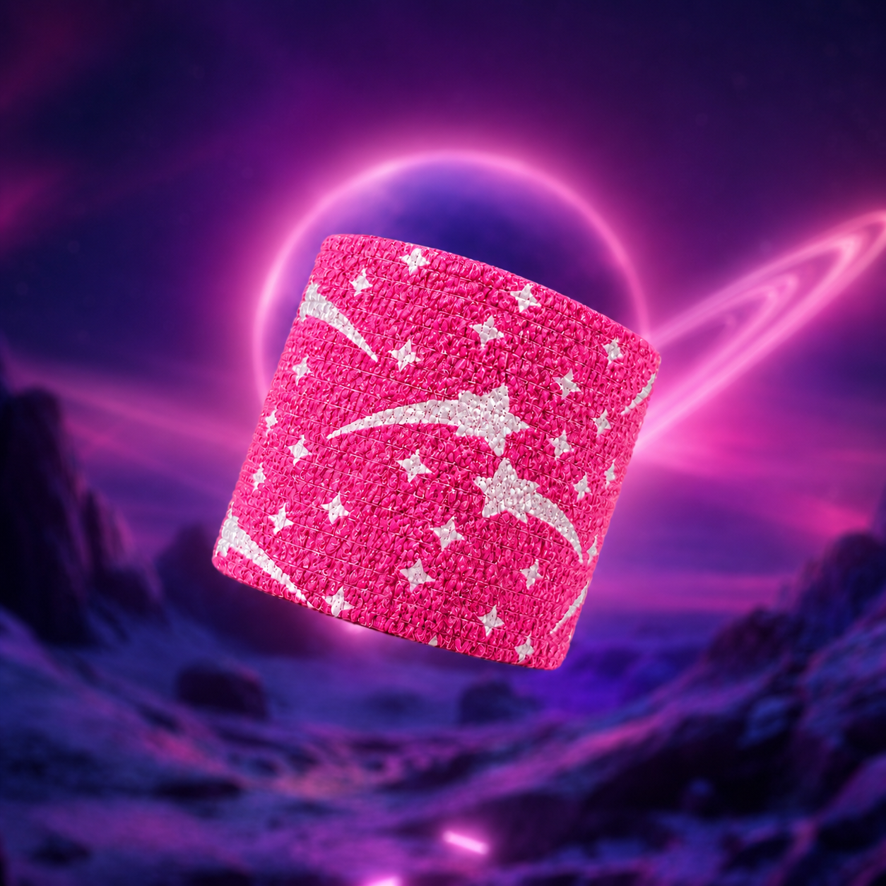 Pink Galaxy Star Athletic Tape