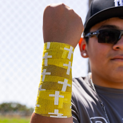 Yellow Cross Athletic Tape