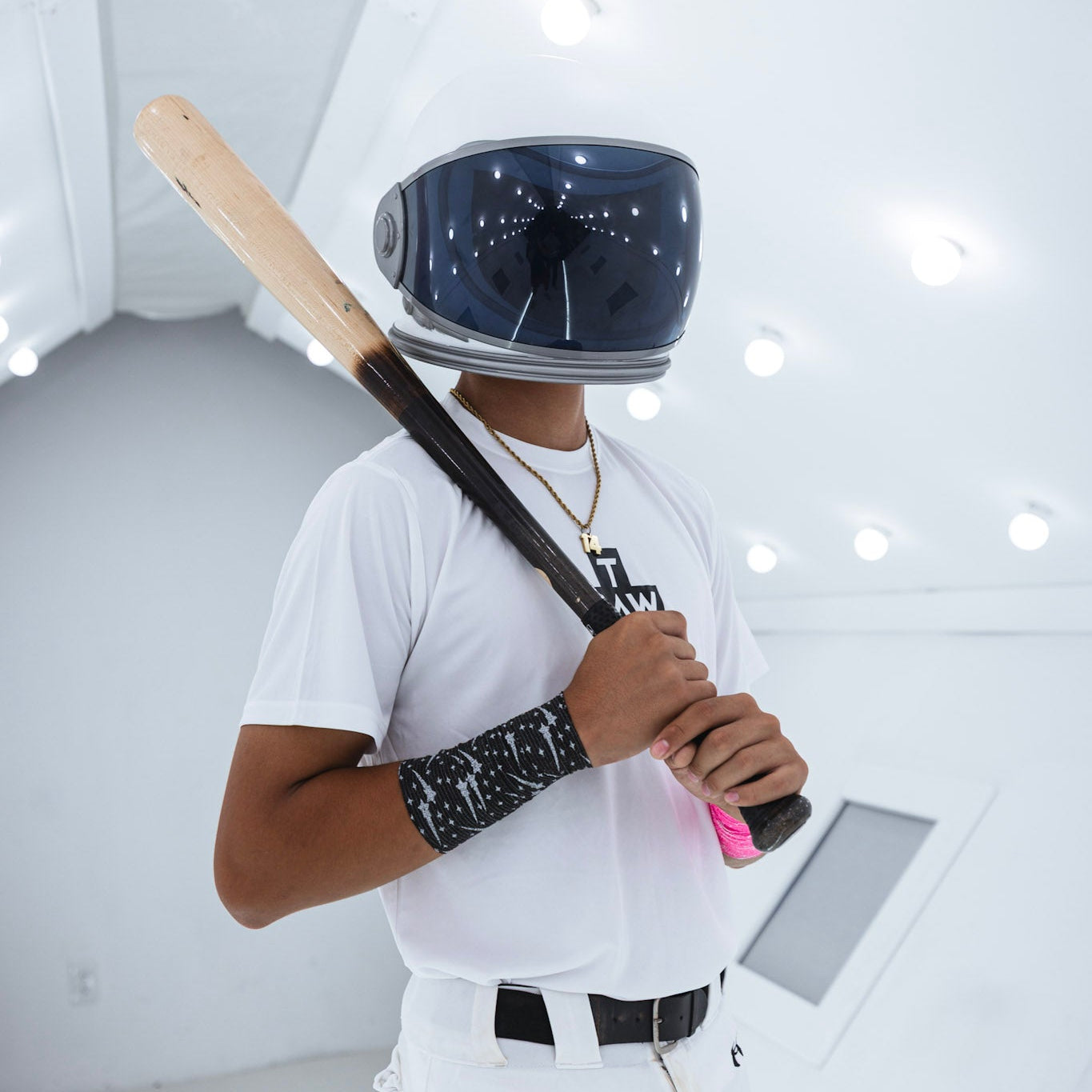 Black Galaxy Athletic Star Tape