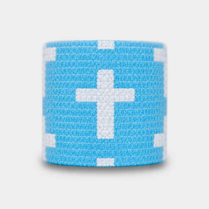 Baby Blue Cross Athletic Tape