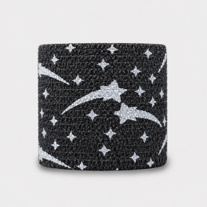 Black Galaxy Athletic Star Tape