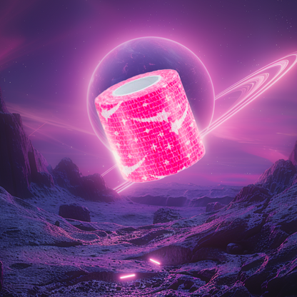 Pink Galaxy Star Athletic Tape