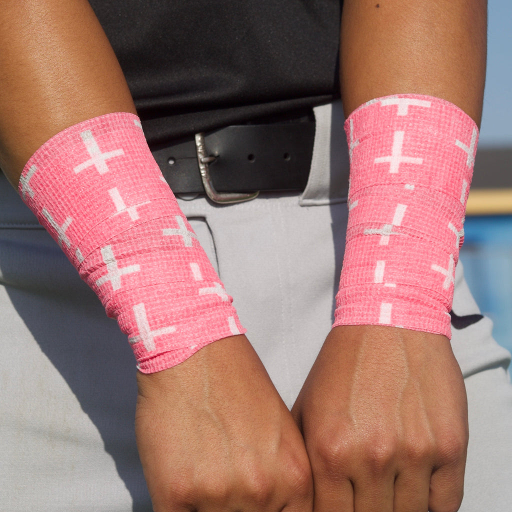 MB SPORTS XL Wrist Tape / Welding Bracelet - Cotton/Spandex, Unisex, Available In Black Or White