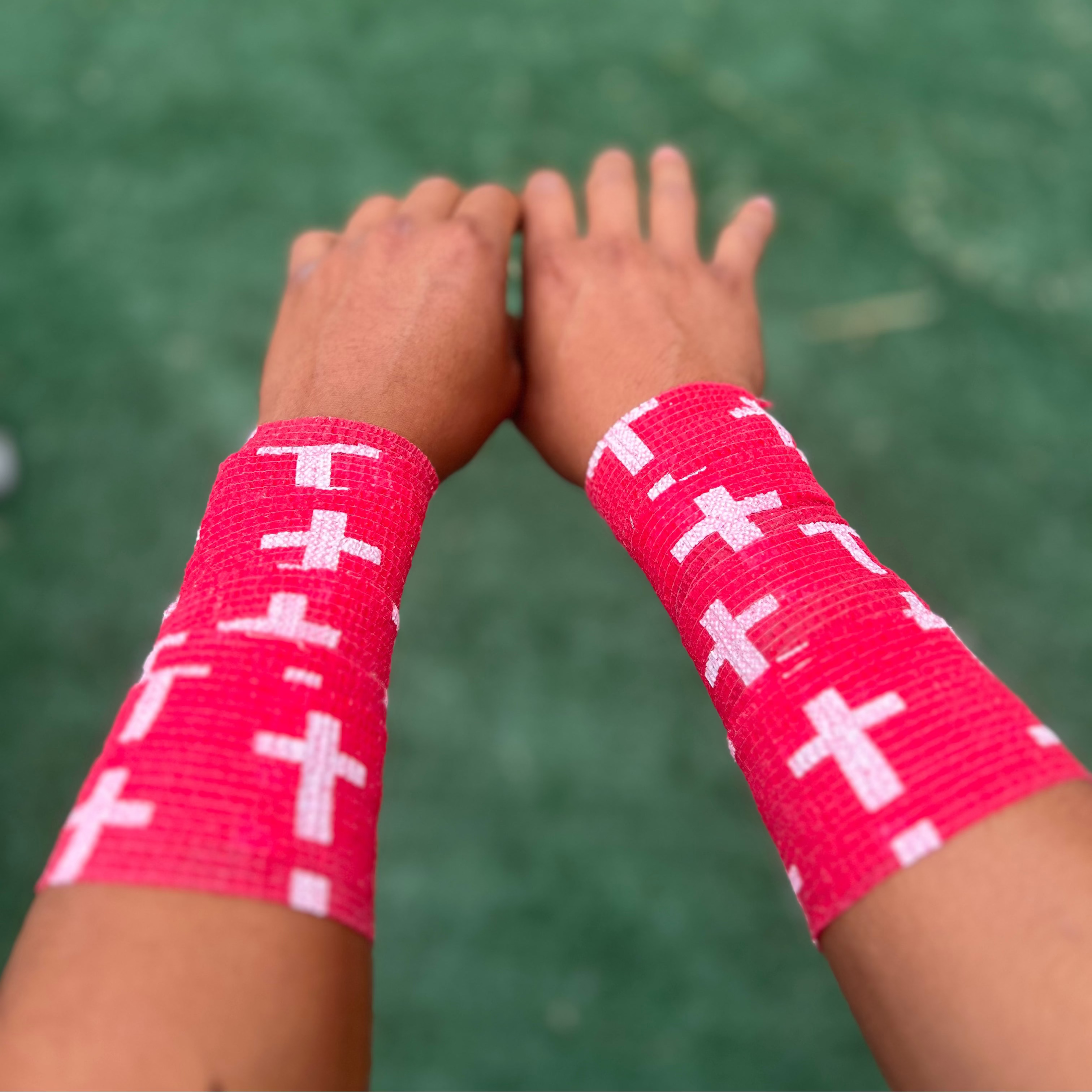 Red: Cross Athletic Tape