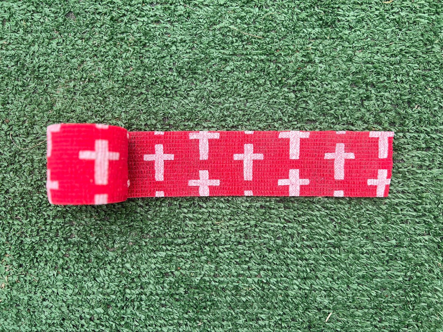 Red: Cross Athletic Tape