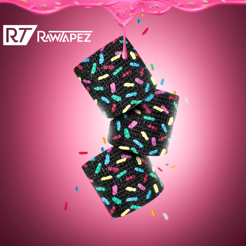 Black: Sprinkles Athletic Tape