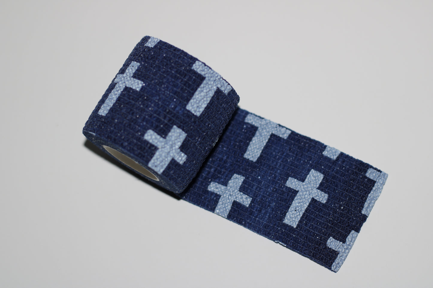 Navy Blue Cross Athletic Tape