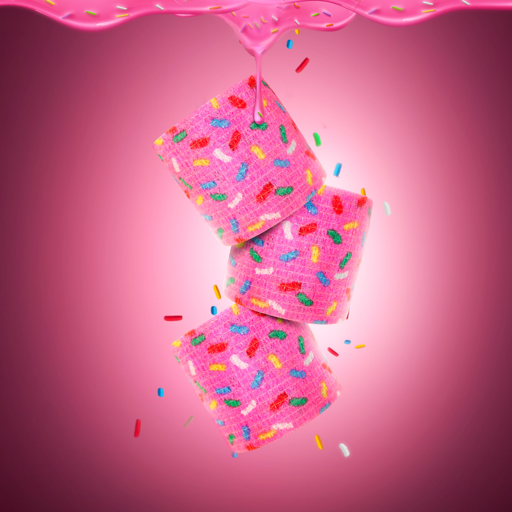 Pink Sprinkles Athletic Tape