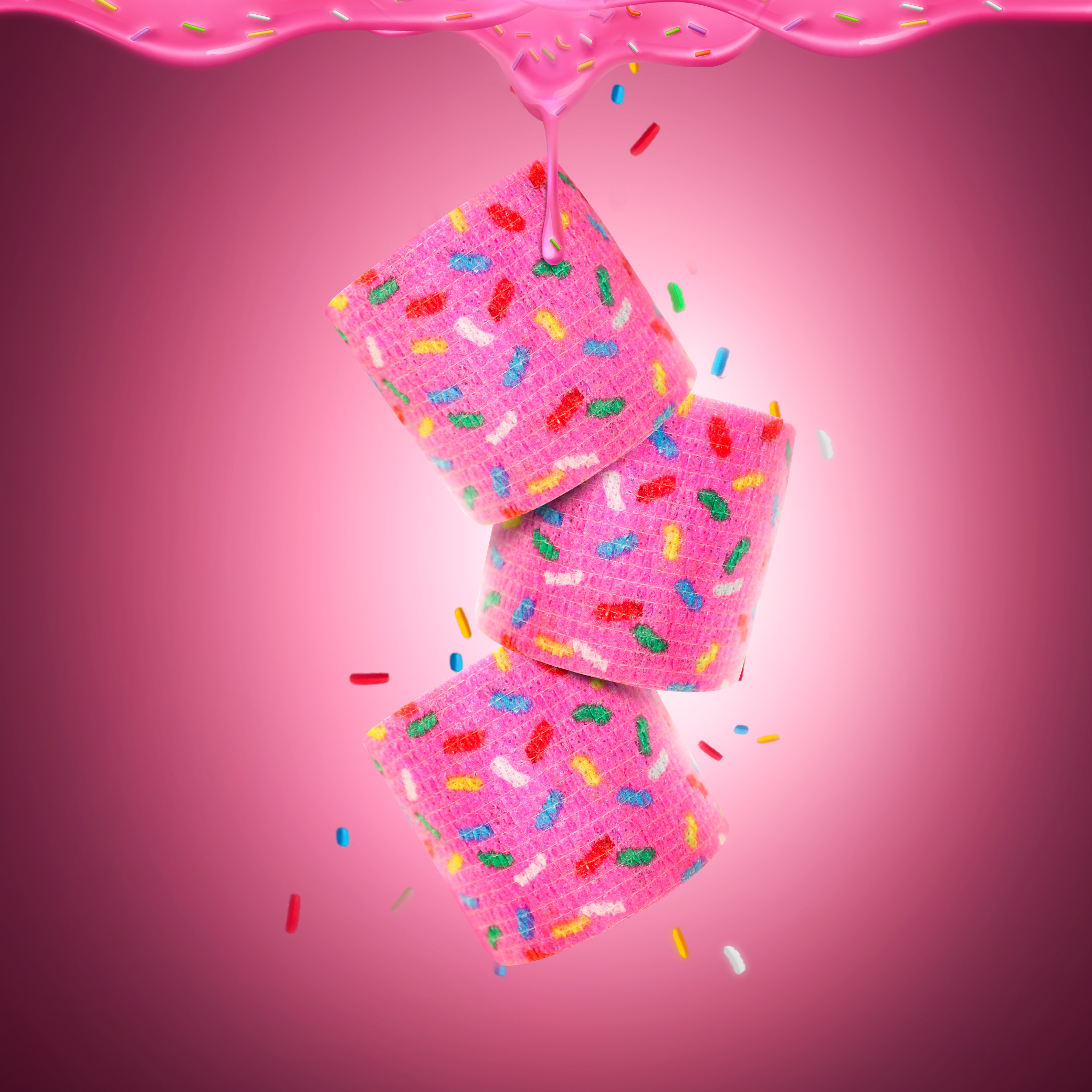 Pink Sprinkles Athletic Tape