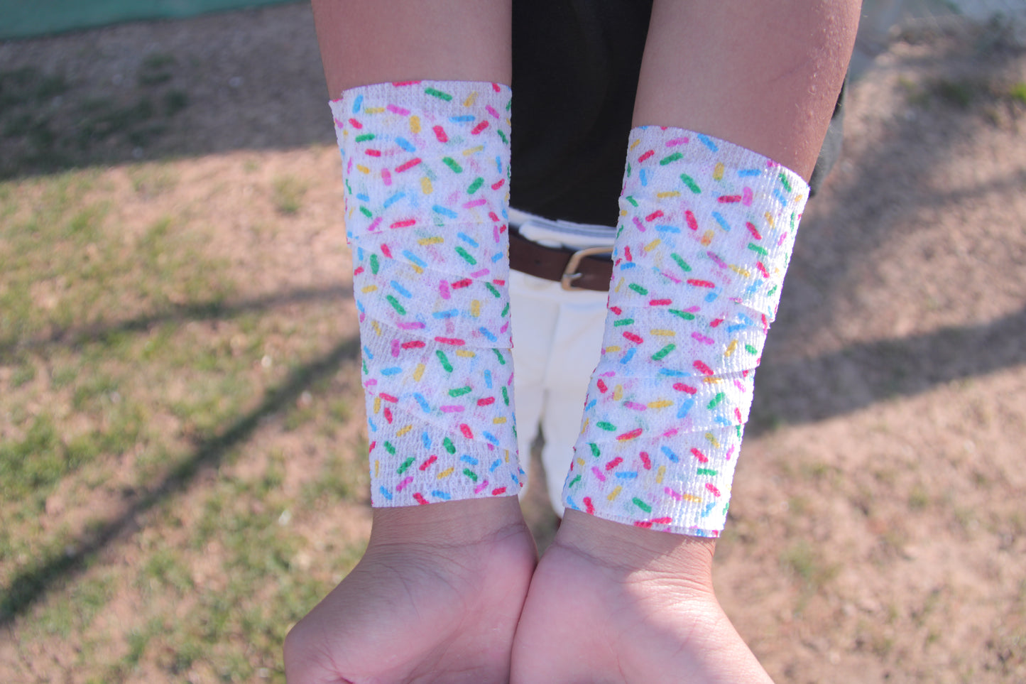 White: Sprinkles Athletic Tape